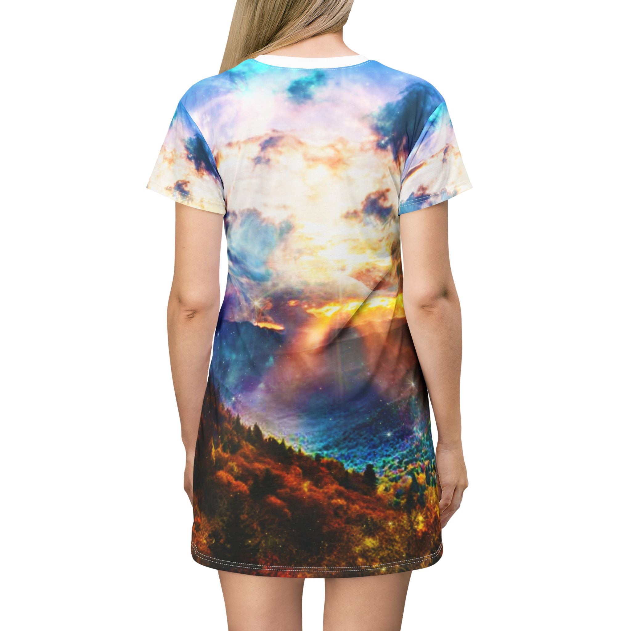 Katerina's Smoky Mountains Memories Dreams T-Shirt Dress