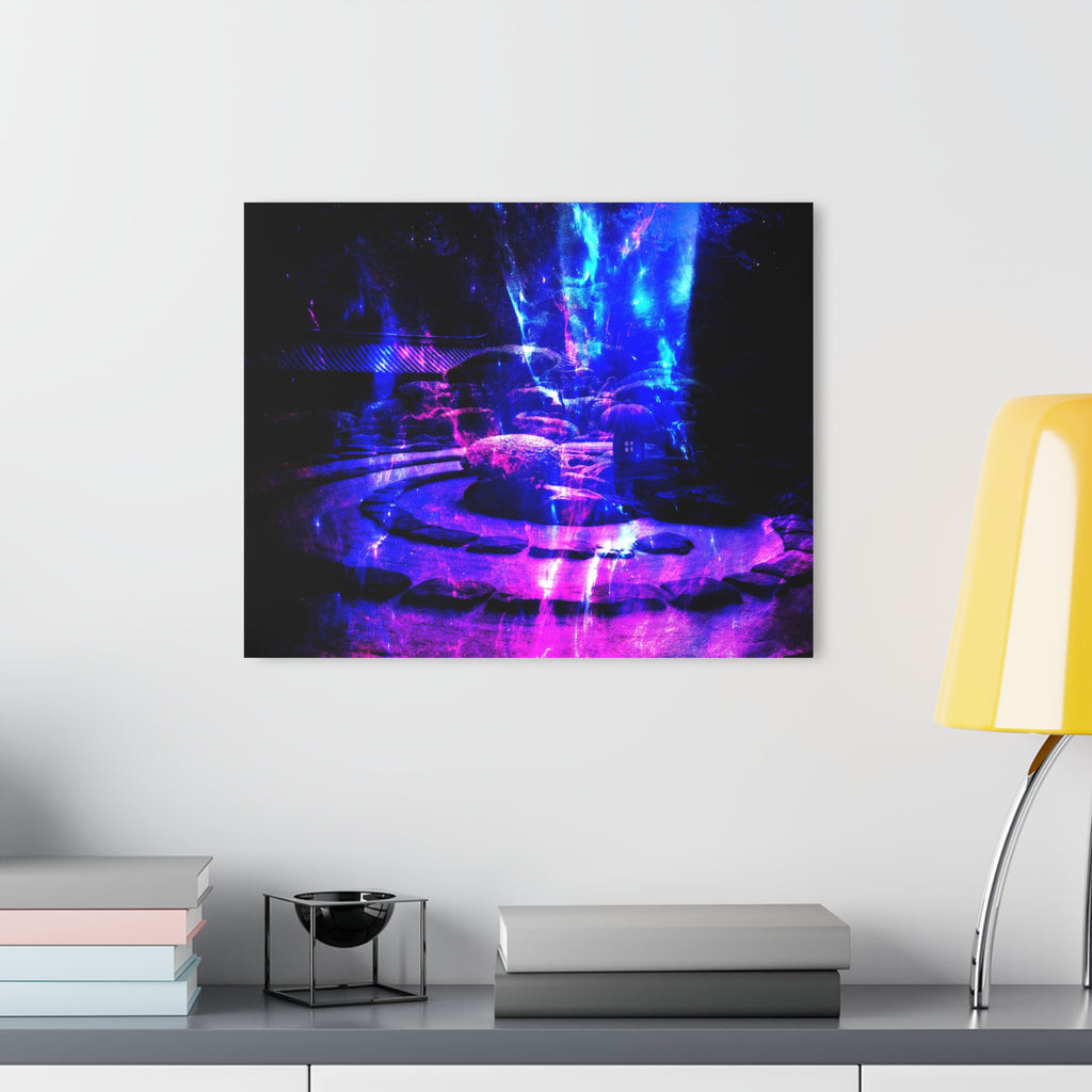 Amethyst Tranquil Garden Dreams Acrylic Prints (French Cleat Hanging)