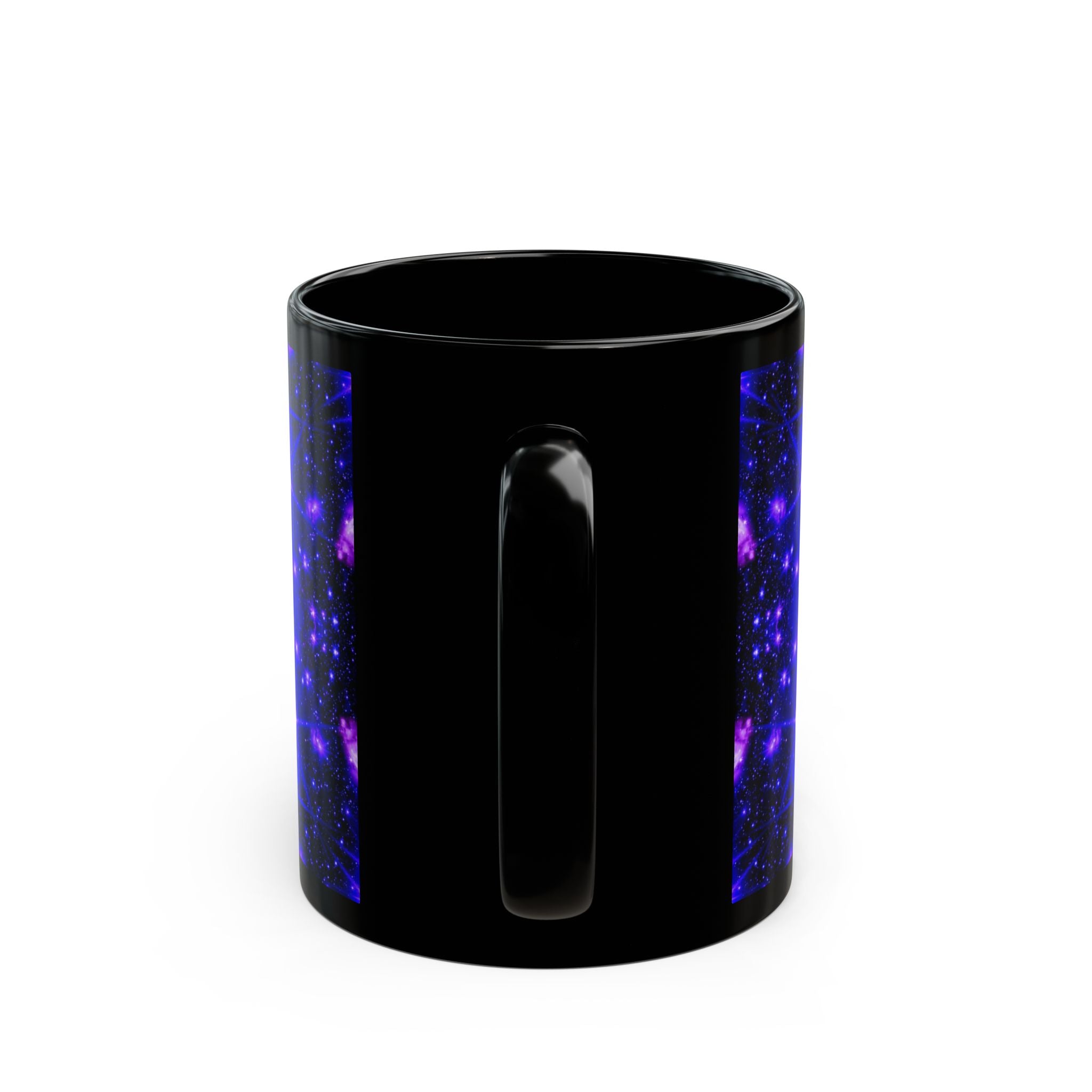 Katerina's Psyche Desires Black Mug, 15oz