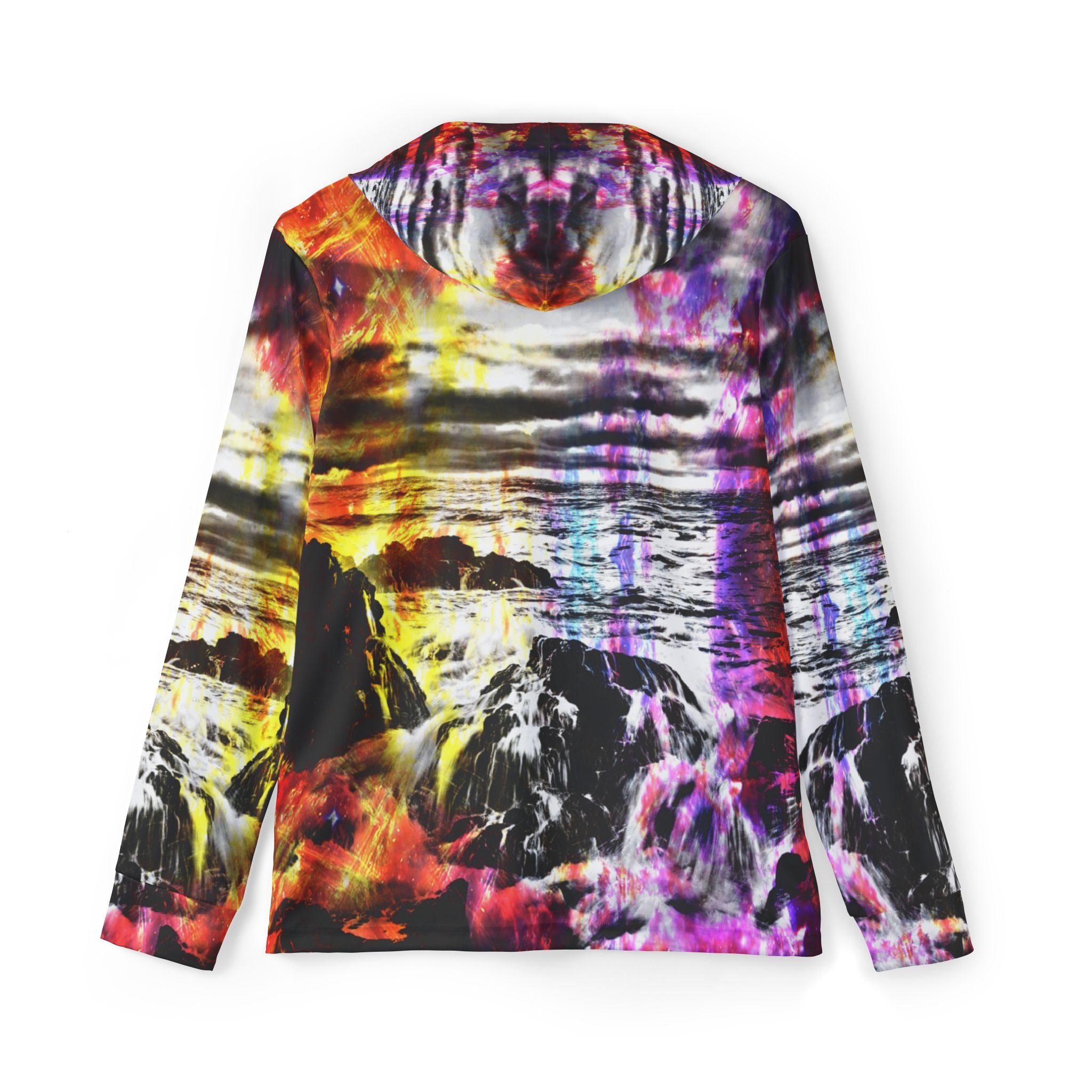 Rise Again Cosmic Falls Dreams Men's Sports Warmup Hoodie