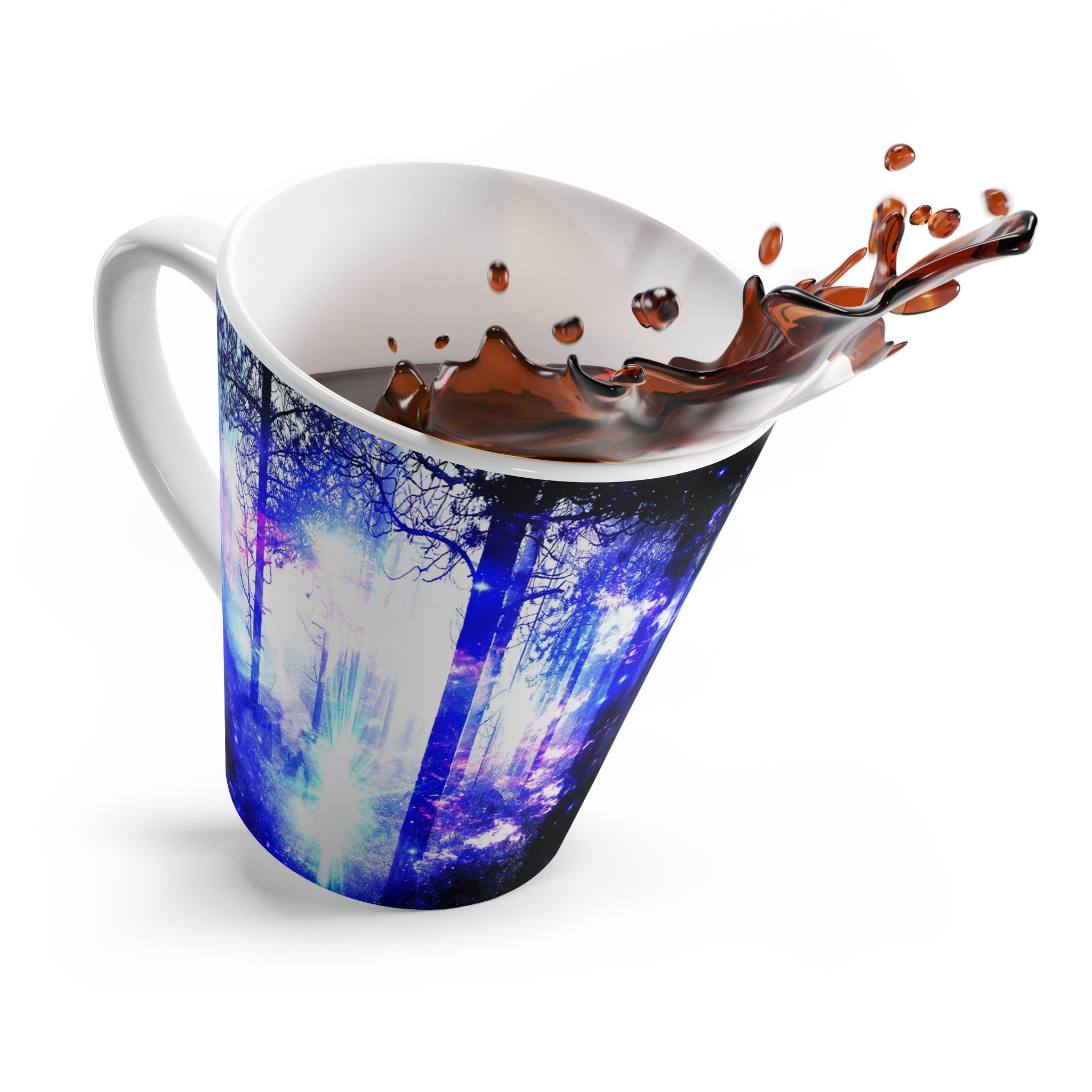 Iridescent Mystic Night Dreams Latte Mug
