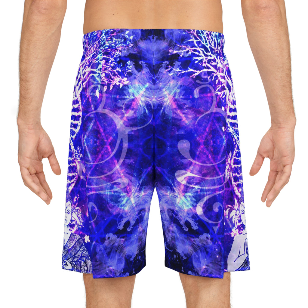 Katerina's Dragon's Eye Buddha Meditations Basketball Shorts
