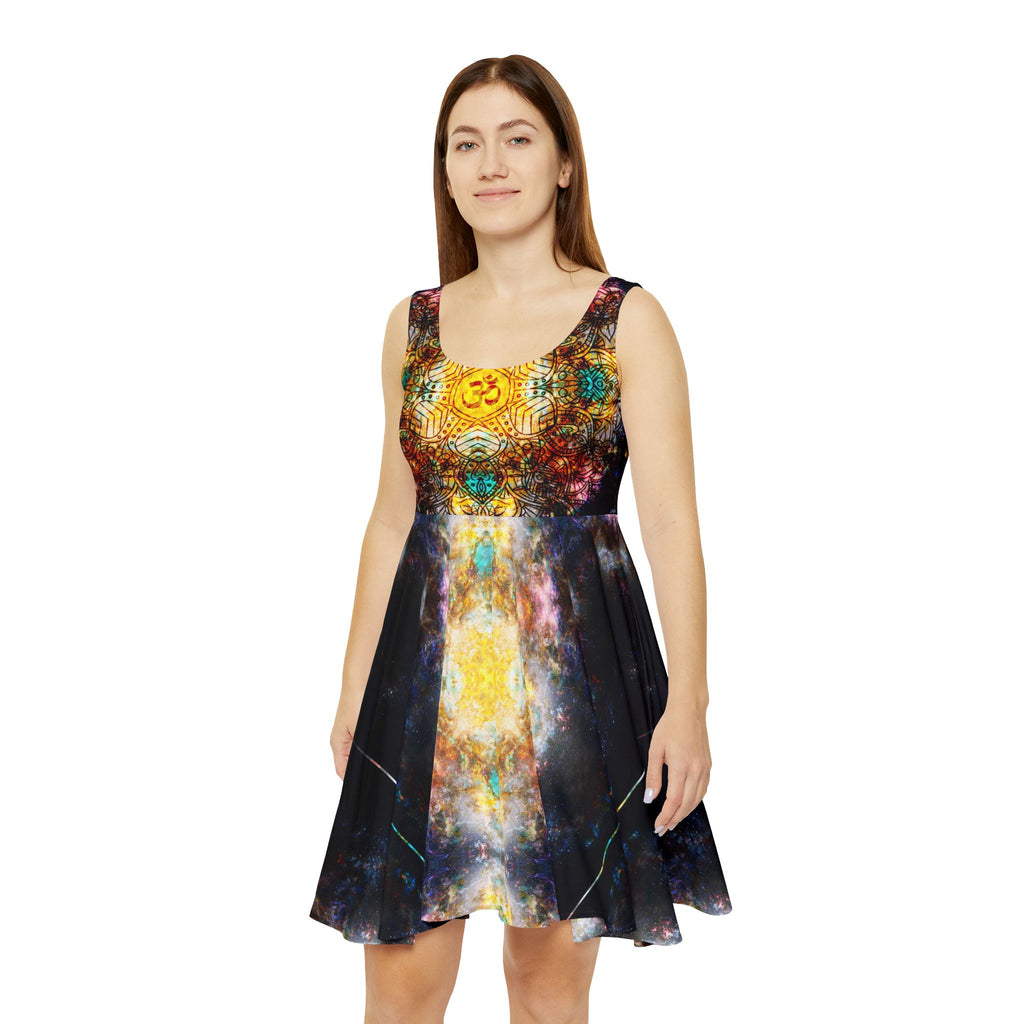 Amen Jin's Desires to Breathe Again Om Meditations Women's Skater Dress