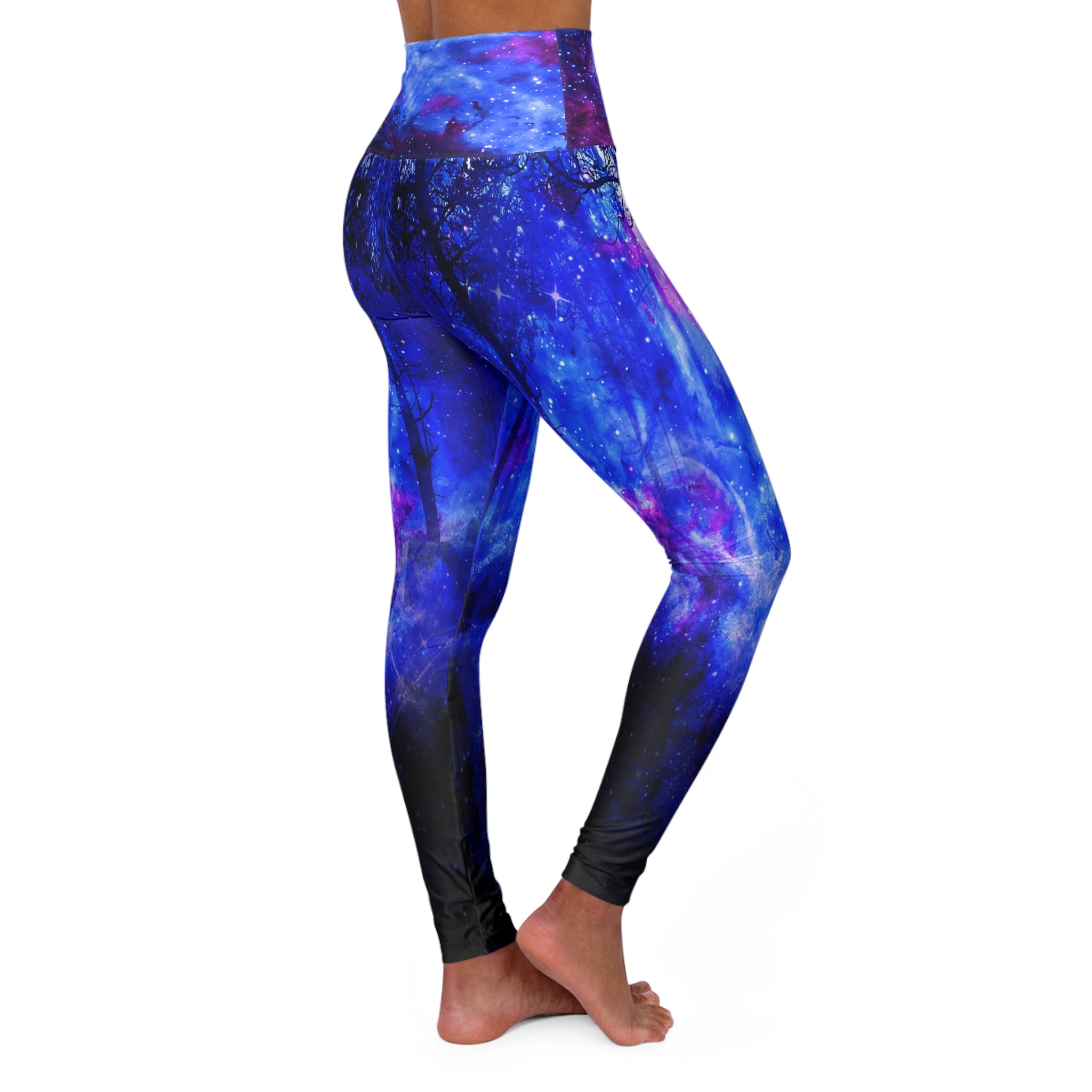 Lover's Mystic Night Dreams High Waisted Yoga Leggings