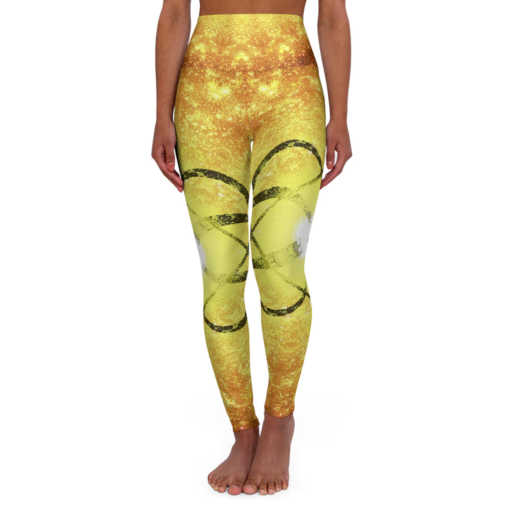 Katerina's Autistic Gold Infinity Desires 2024 High Waisted Yoga Leggings