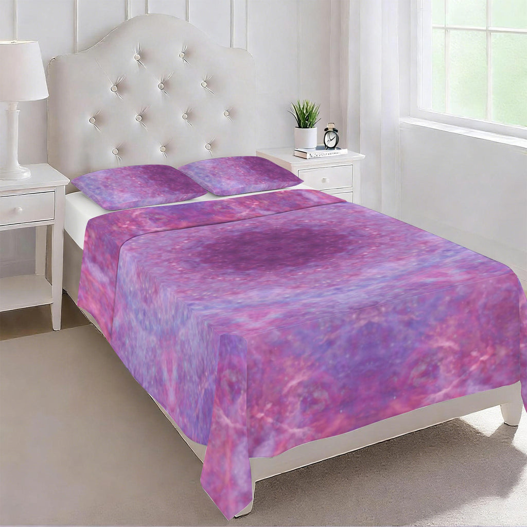 Katerina's Angelus Everlasting Desires 3-Piece Bedding Set (Bed Sheet + Pillowcases)  | Ships from USA