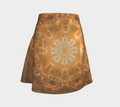 Katerina's Golden Moment Desires Flare Skirt