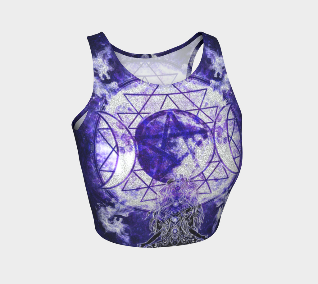 Katerina's Dragon's Eye Magickal Awakening Meditations Crop Top