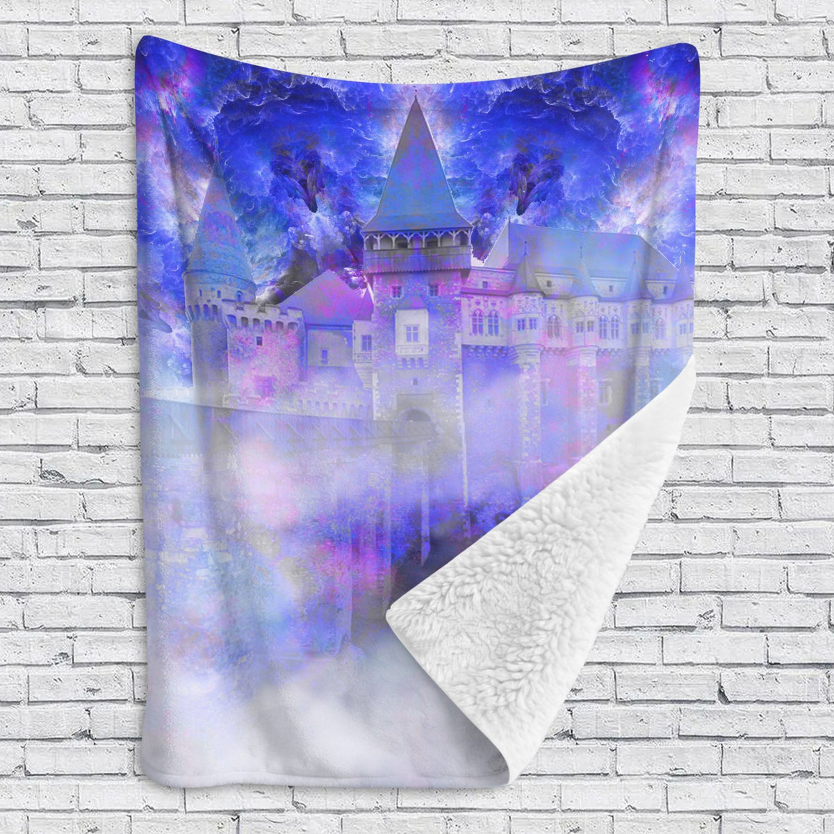Katerina's I Will Come Again Translyvanian Desires Sherpa Fleece Blanket 60" x 80" | Ships from USA