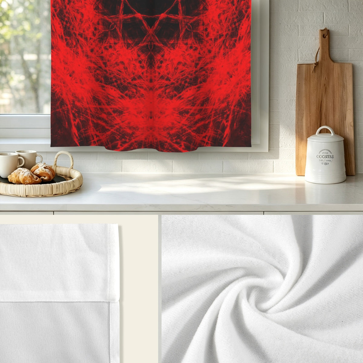 Katerina's Waiting for Hello Desires Window Curtain 27.6" x 39.4" ( 1 Piece ) | Ships from USA