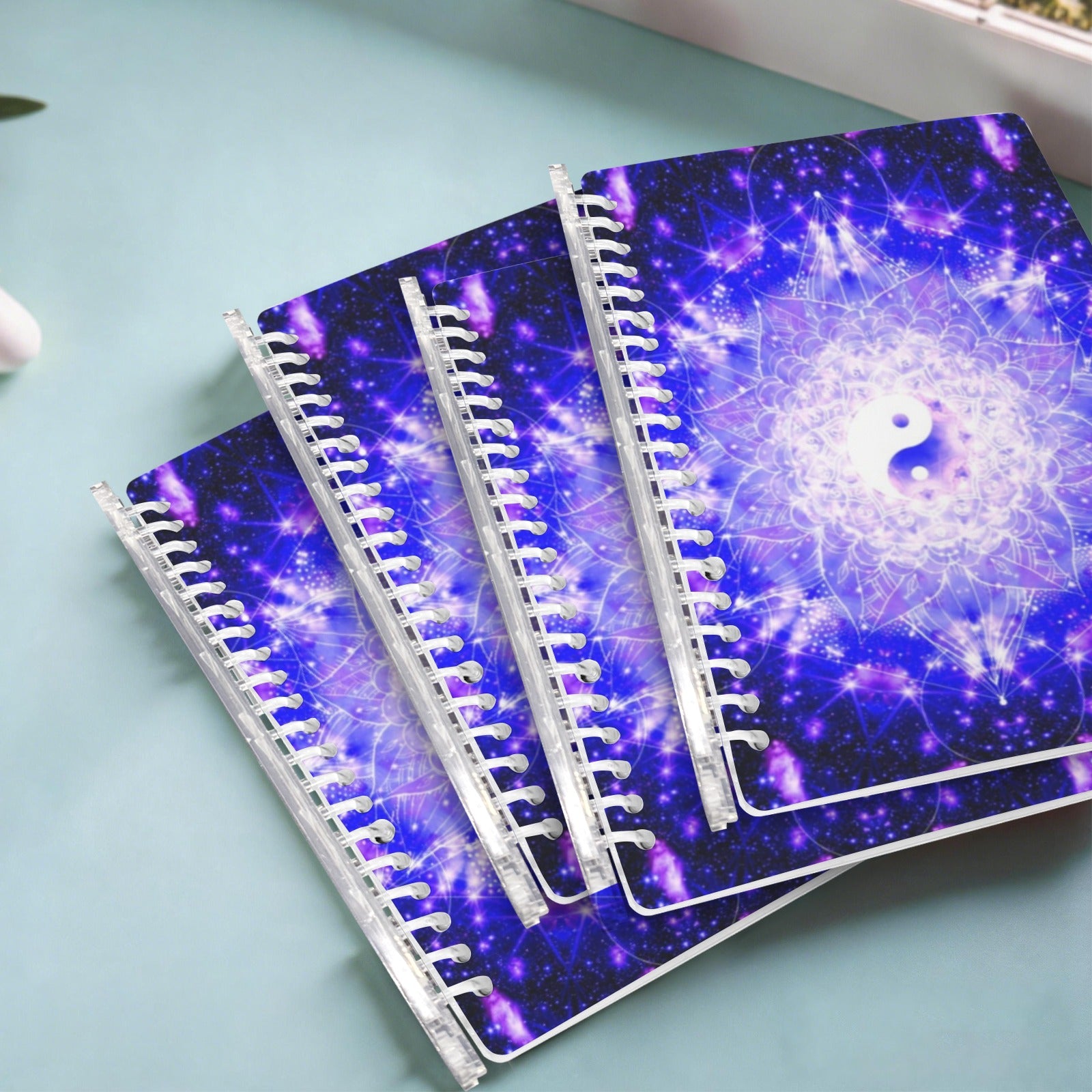 Katerina's Psyche Yin Yang Meditations Loose-Leaf Notebooks ( Cover Print, 4-Pack ) | Ships from USA