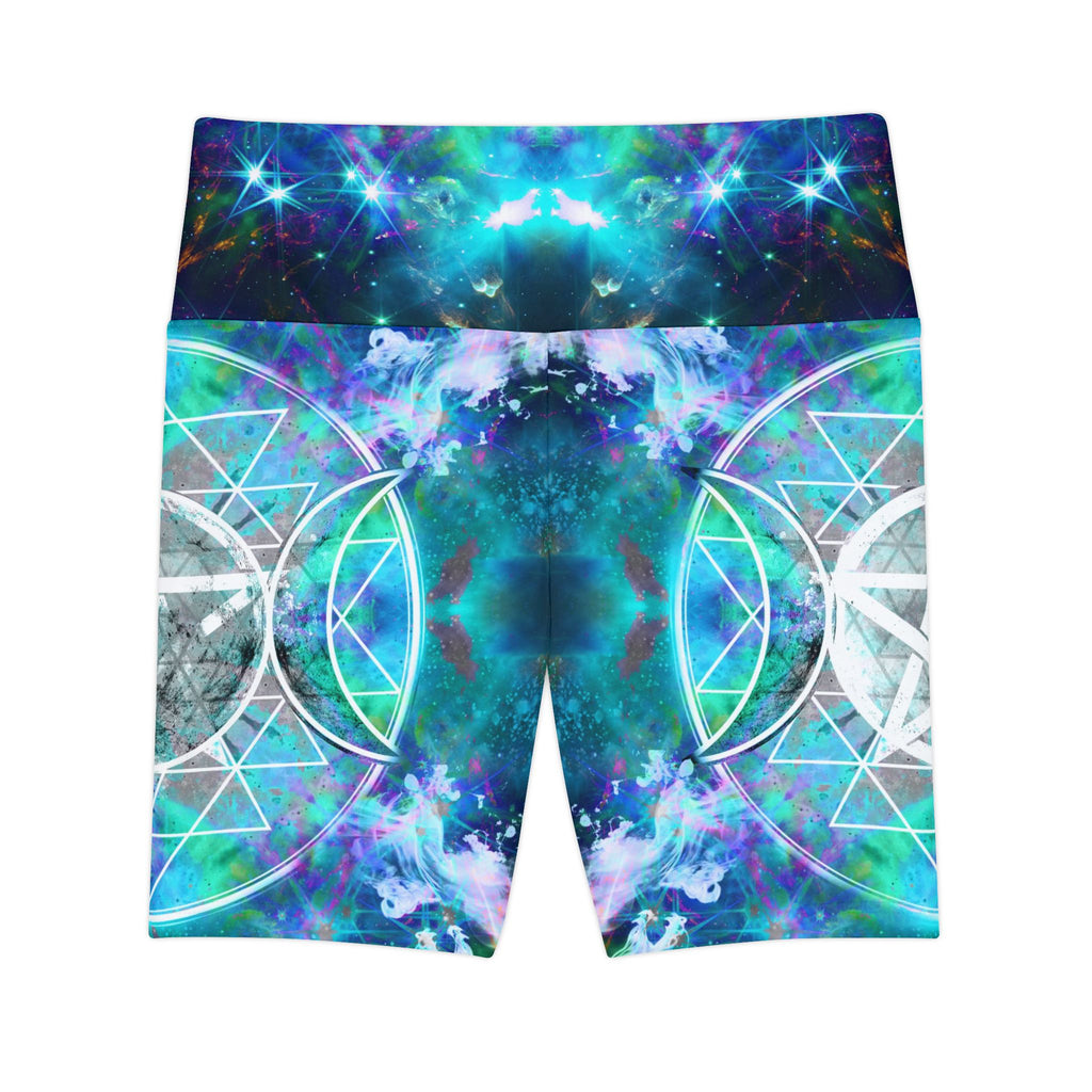 Katerina's Now and Forever Triple Goddess Meditations Women's Workout Shorts