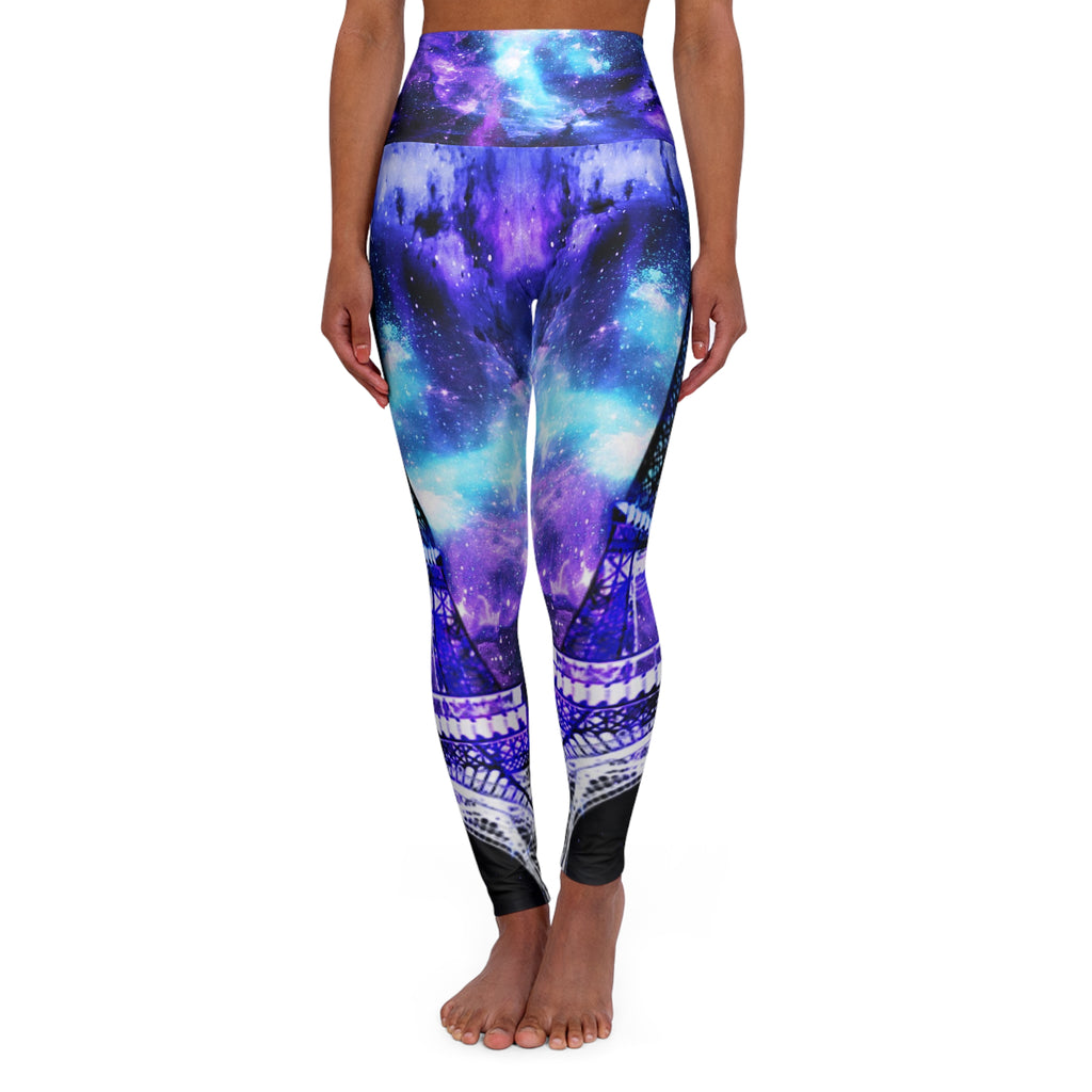 Mystic Parisian Dreams High Waisted Yoga Leggings