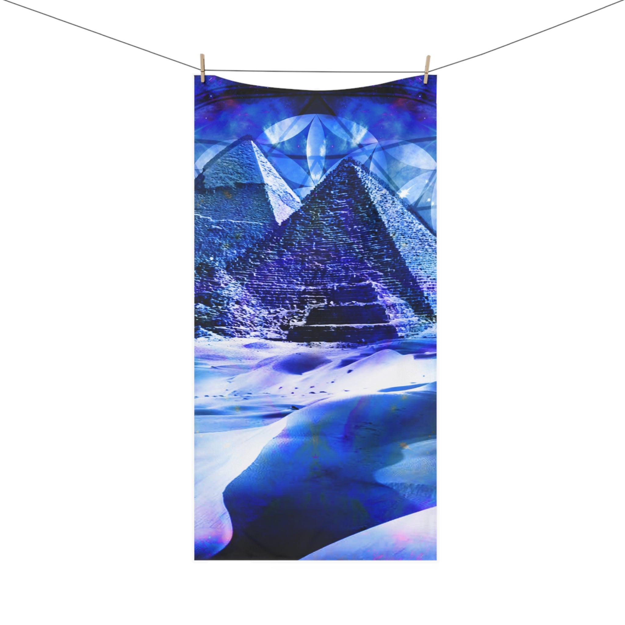 Amen Jin's Duat Meditations Mink-Cotton Towel