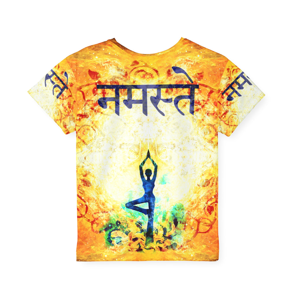 Katerina's Golden Namaste Meditations Kids Sports Jersey