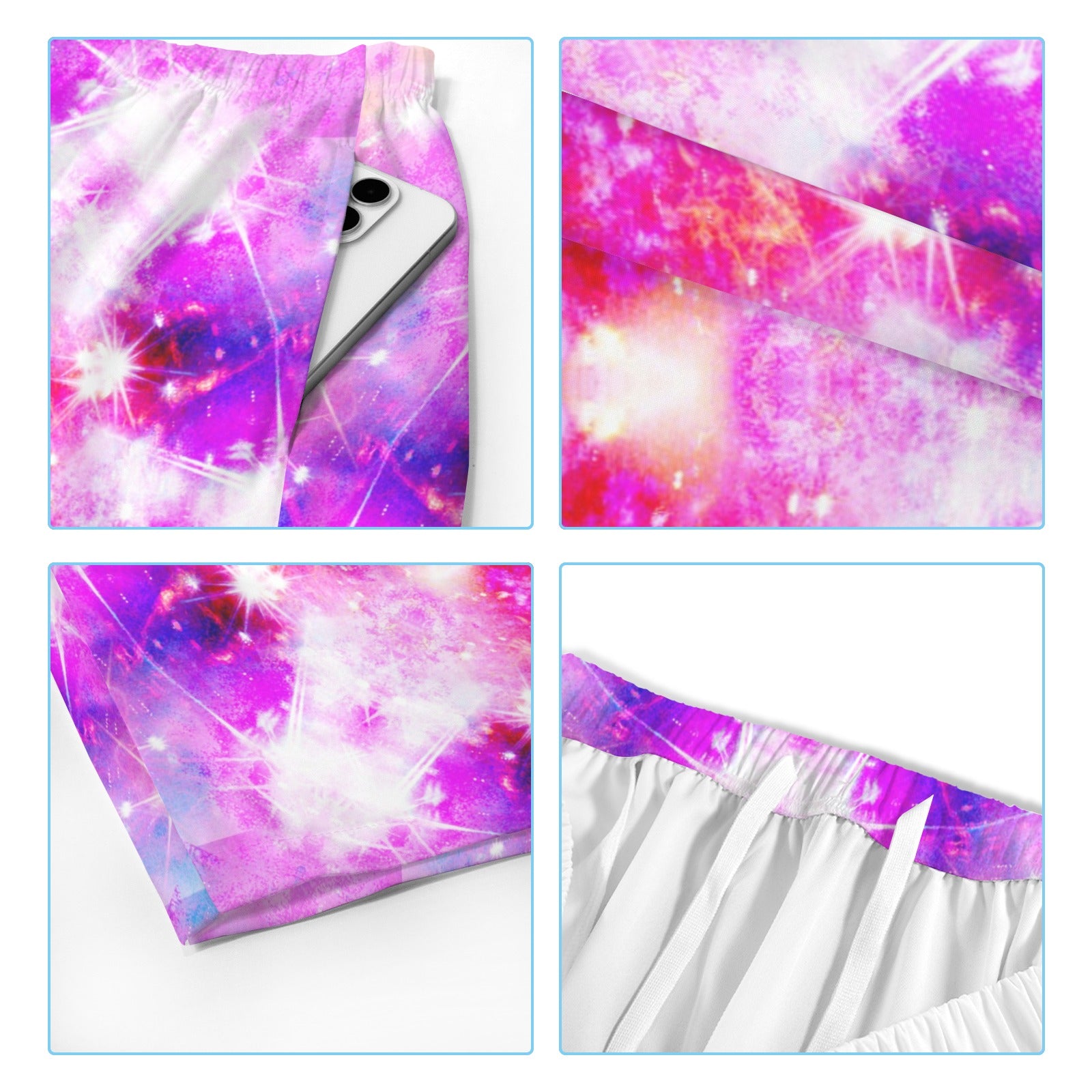 Katerina's Dreams of Angels Desires Men's All Over Print Beach Shorts (Sets 26) | Ships from USA