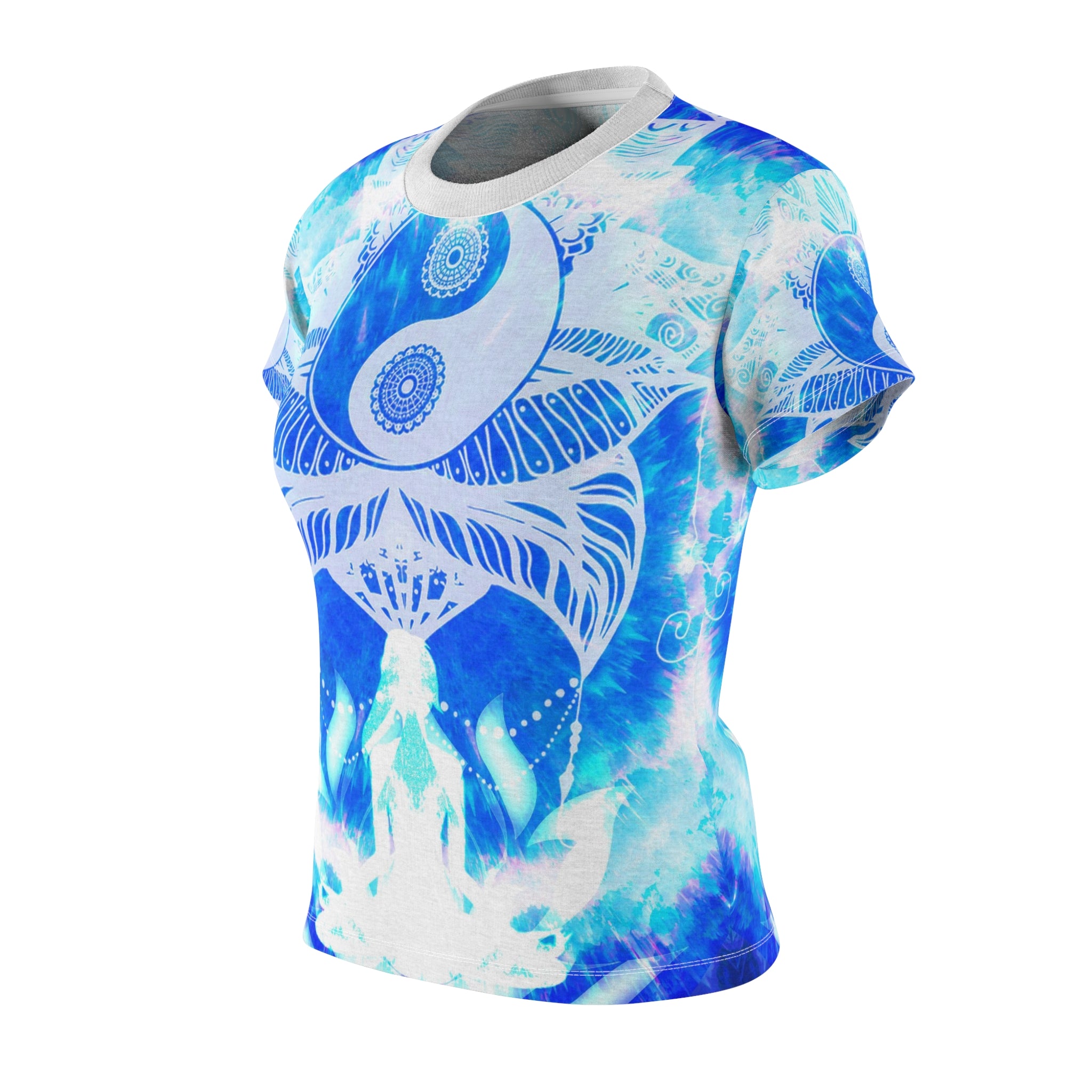 Amen Jin's Blue Sun Lotus Meditations Women's Sports Jersey
