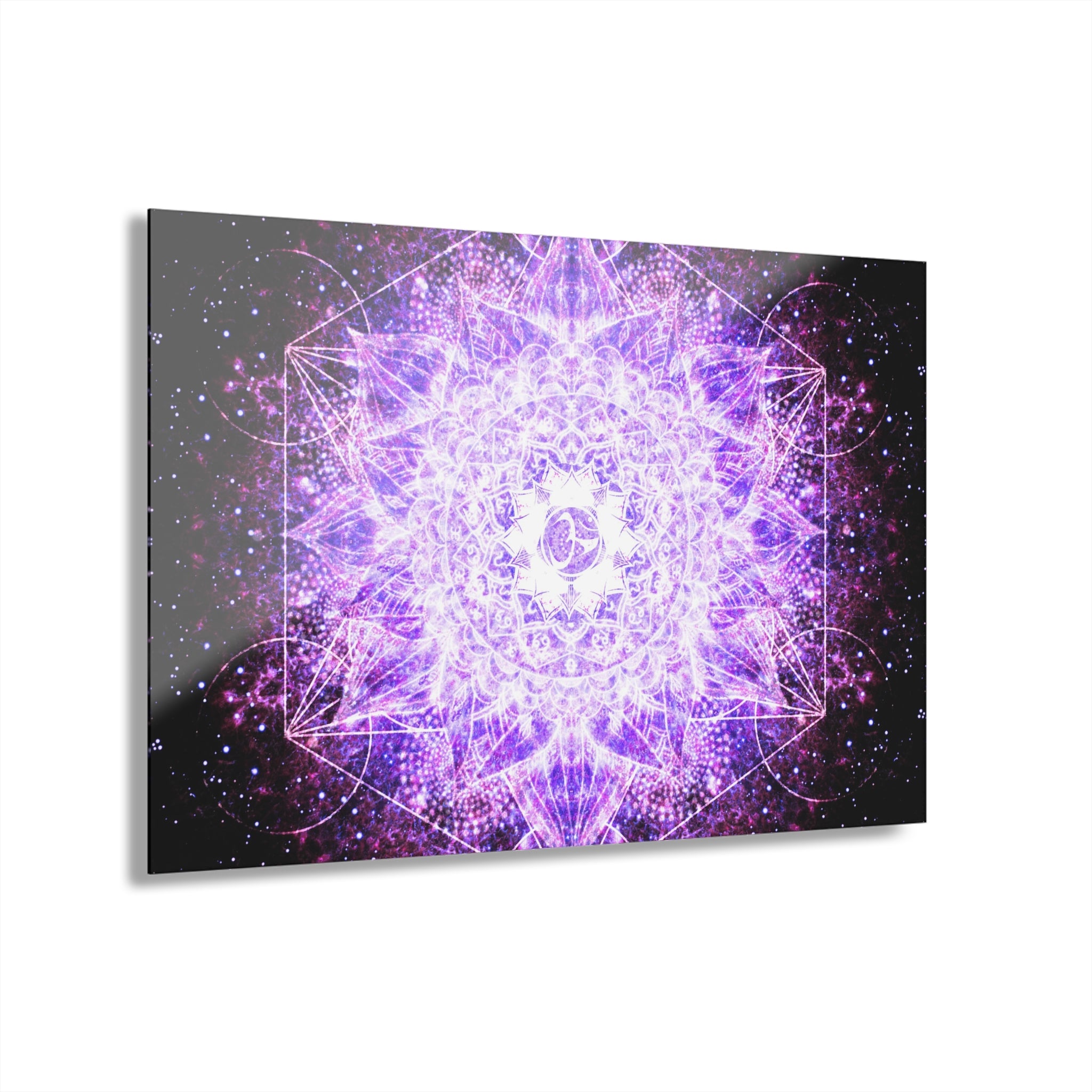 Sahasrara Meditations Acrylic Print (French Cleat Hanging)