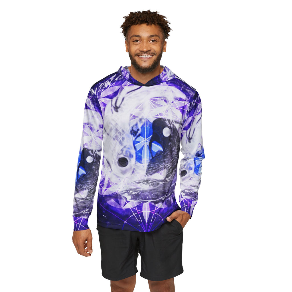 Katerina's We Will Go Home Desires Koi Meditations Men's Warmup Hoodie