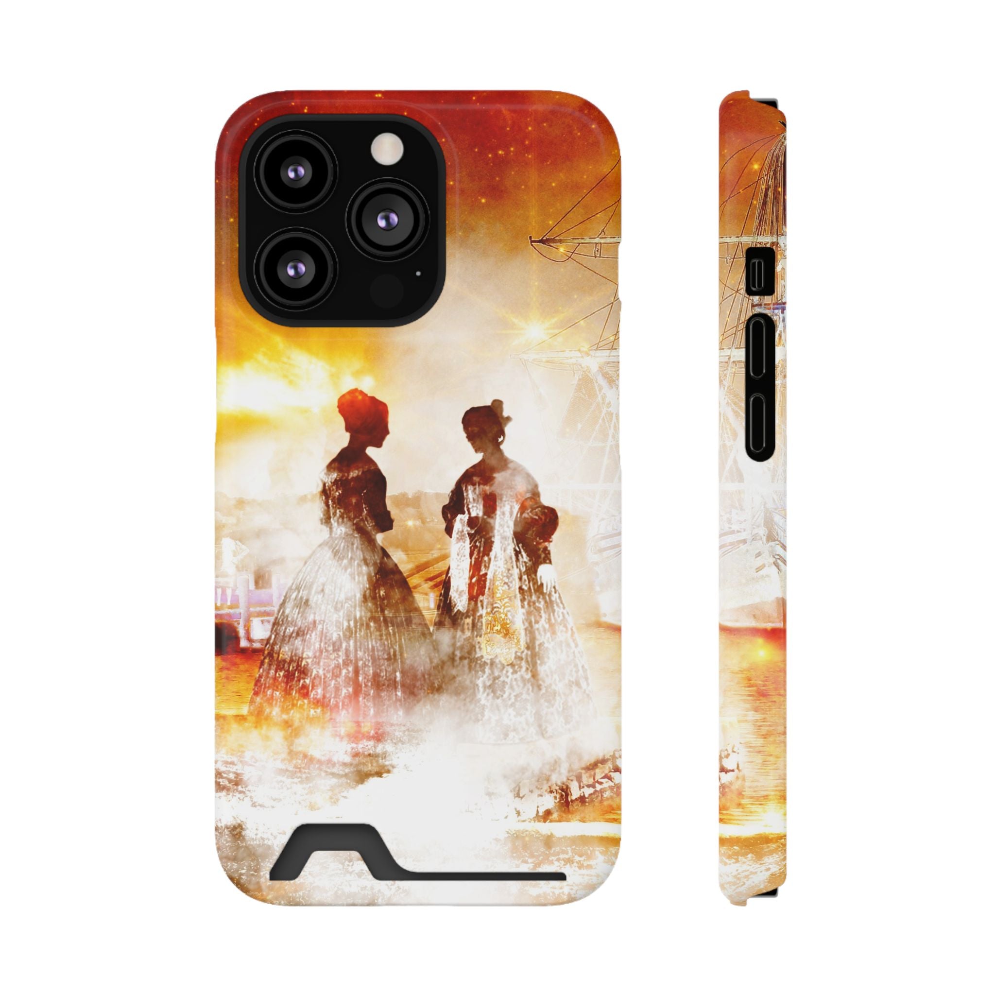 Samhain Eve Salem Harbor Dreams Phone Case With Card Holder