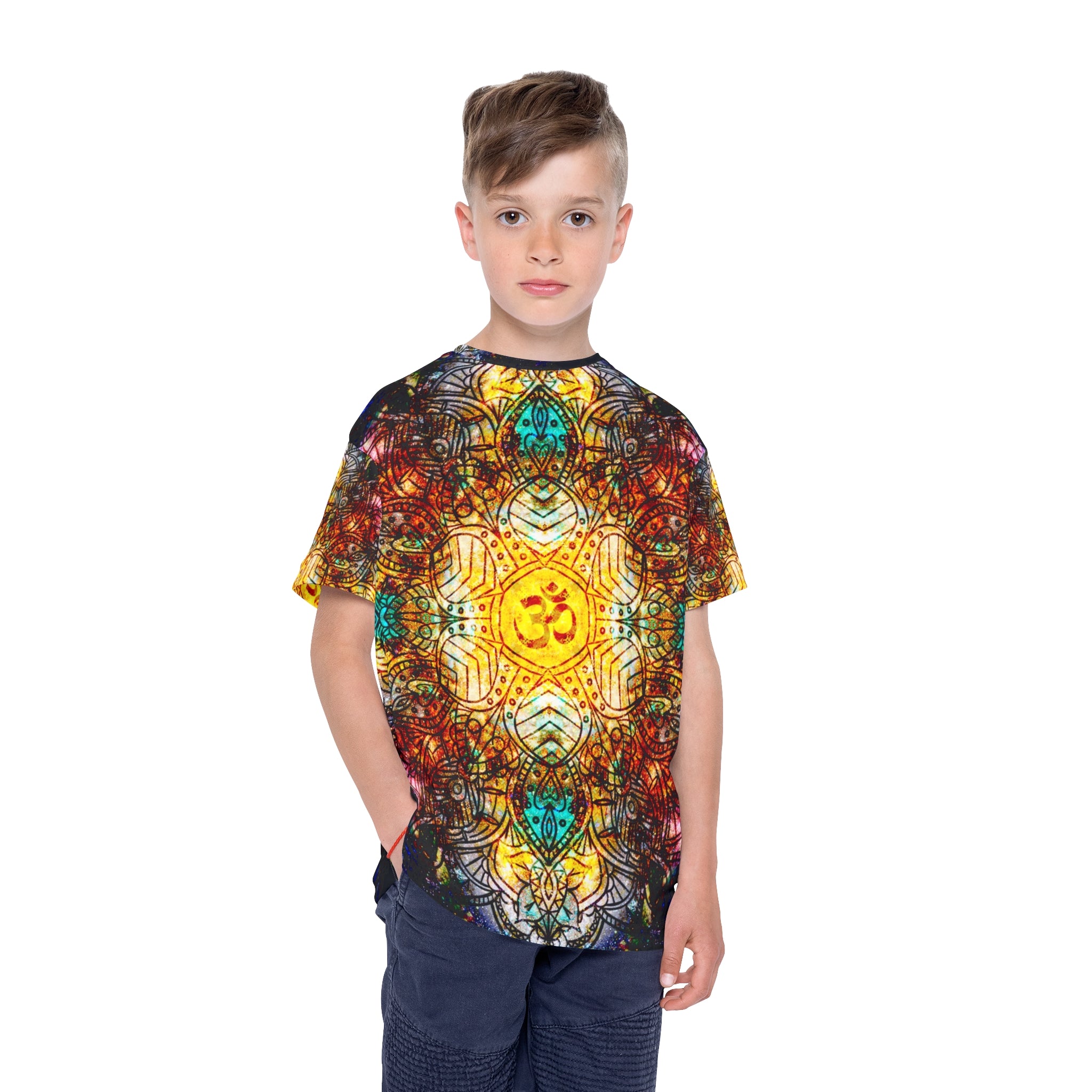 Amen Jin's Breath Again Om Meditations Kids Sports Jersey