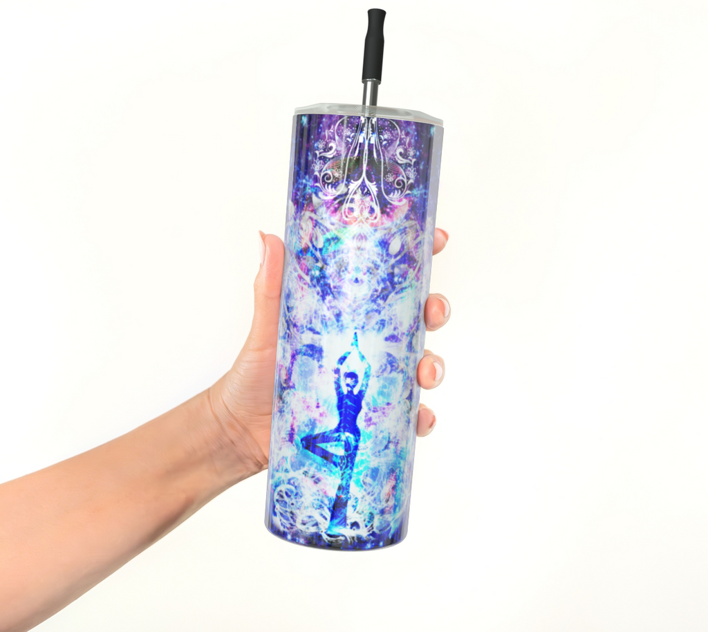 Amen Jin's Katerina's Dracularian Dragoness Namaste Meditations Stainless Steel Tumbler