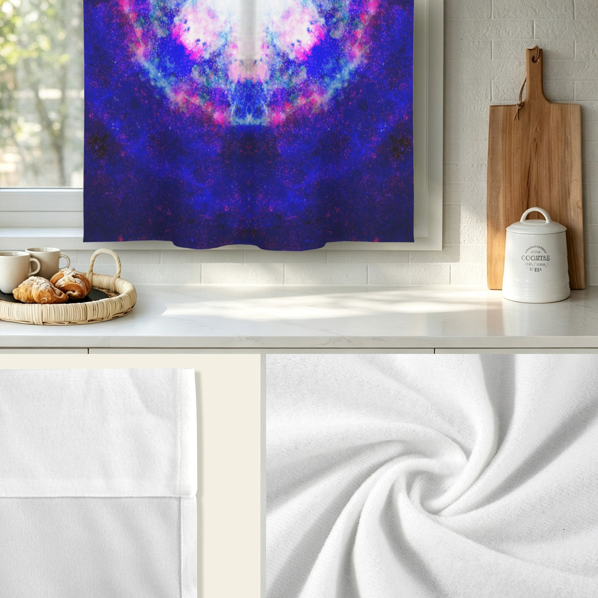 Katerina's Independence Desires Window Curtain 27.6" x 39.4" ( 1 Piece ) | Ships from USA
