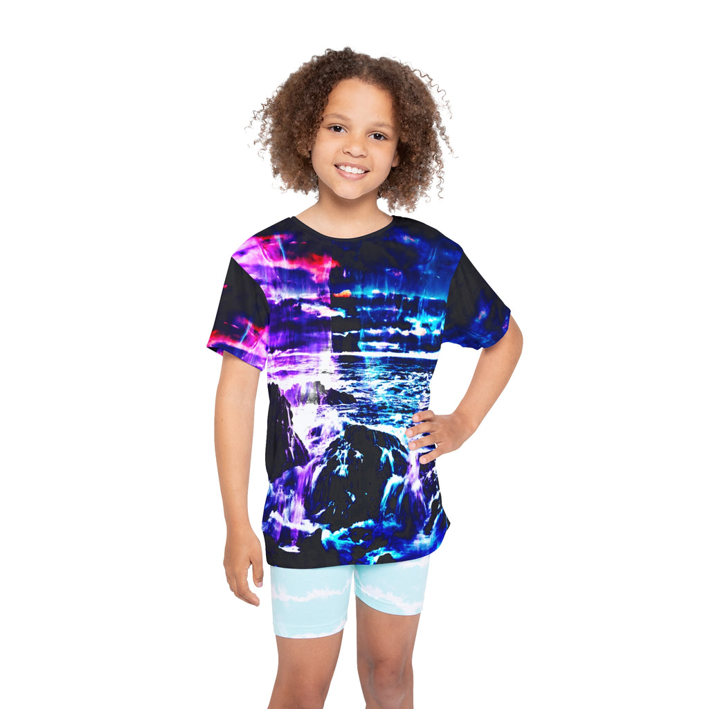 Ad Amorem Amisi Cosmic Falls Dreams Kids Sports Jersey