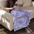 Katerina's Lilac Star Desires Sherpa Fleece Blanket 30" x 40" | Ships from USA