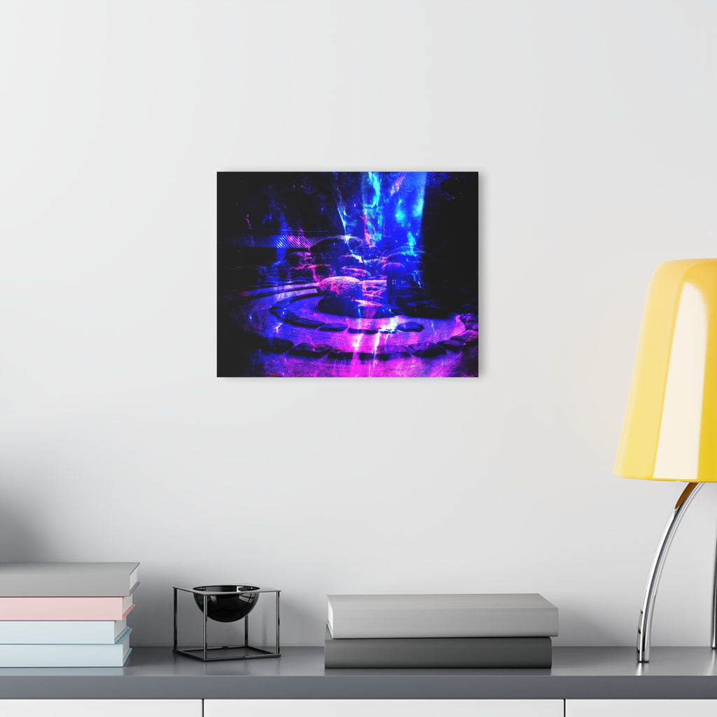 Amethyst Tranquil Garden Dreams Acrylic Prints (French Cleat Hanging)