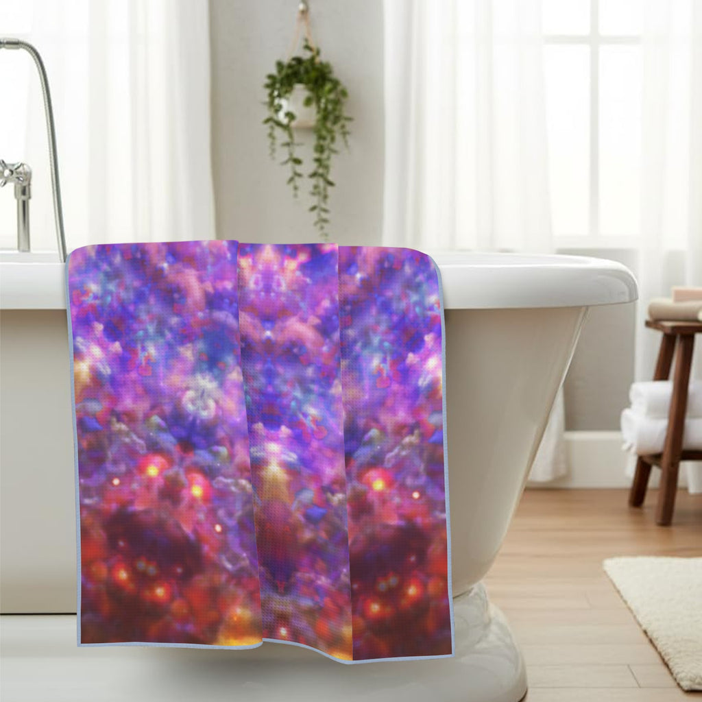Katerina's Tears Desires Waffle Weave Bath Towel 29" x 58" | Ships from USA