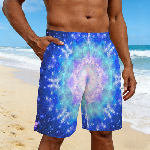 Amen Jin's Katerina's Eros & Psyche Desires Men's All Over Print Beach Shorts (Sets 26) | Ships from USA