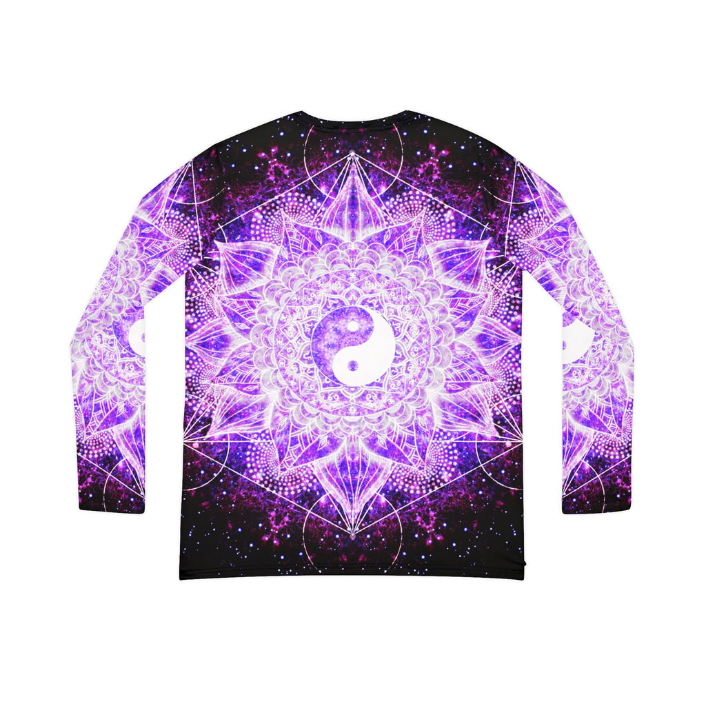 Sahasrara Yin Yang Meditations Long Sleeve V-neck Shirt