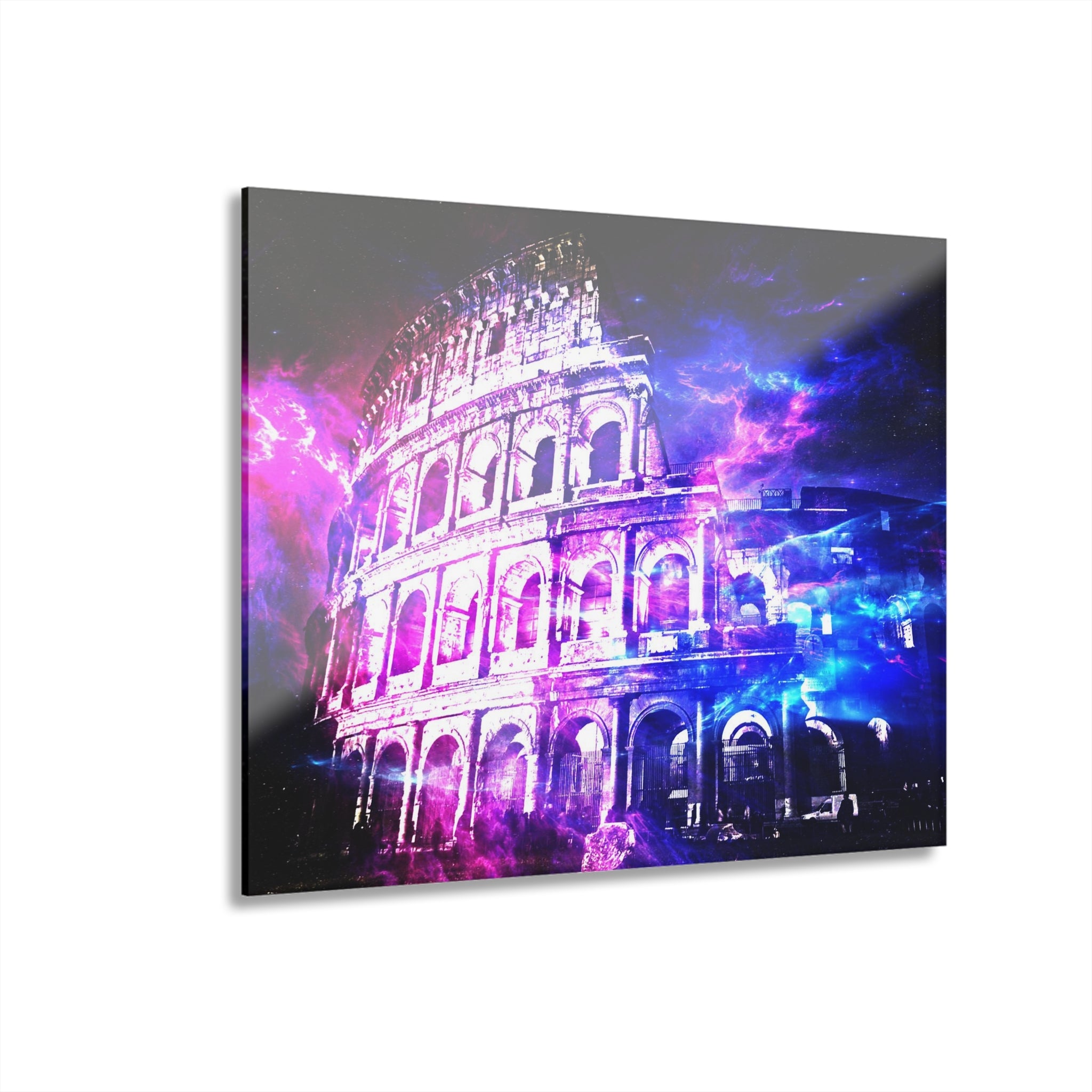 Amethyst Dreams of Roman Patterns Past Acrylic Prints (French Cleat Hanging)