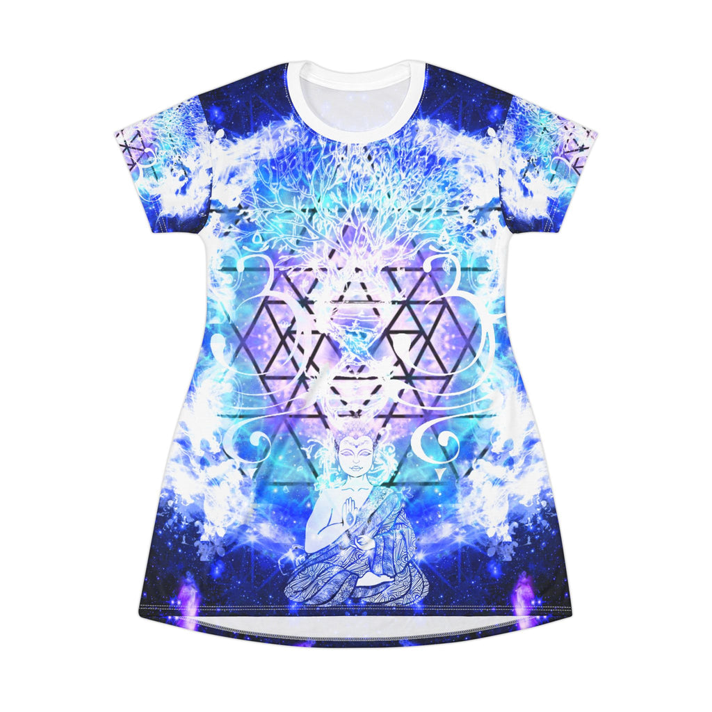 Amen Jin's Katerina's Eros and Psyche Buddha Meditations T-Shirt Dress