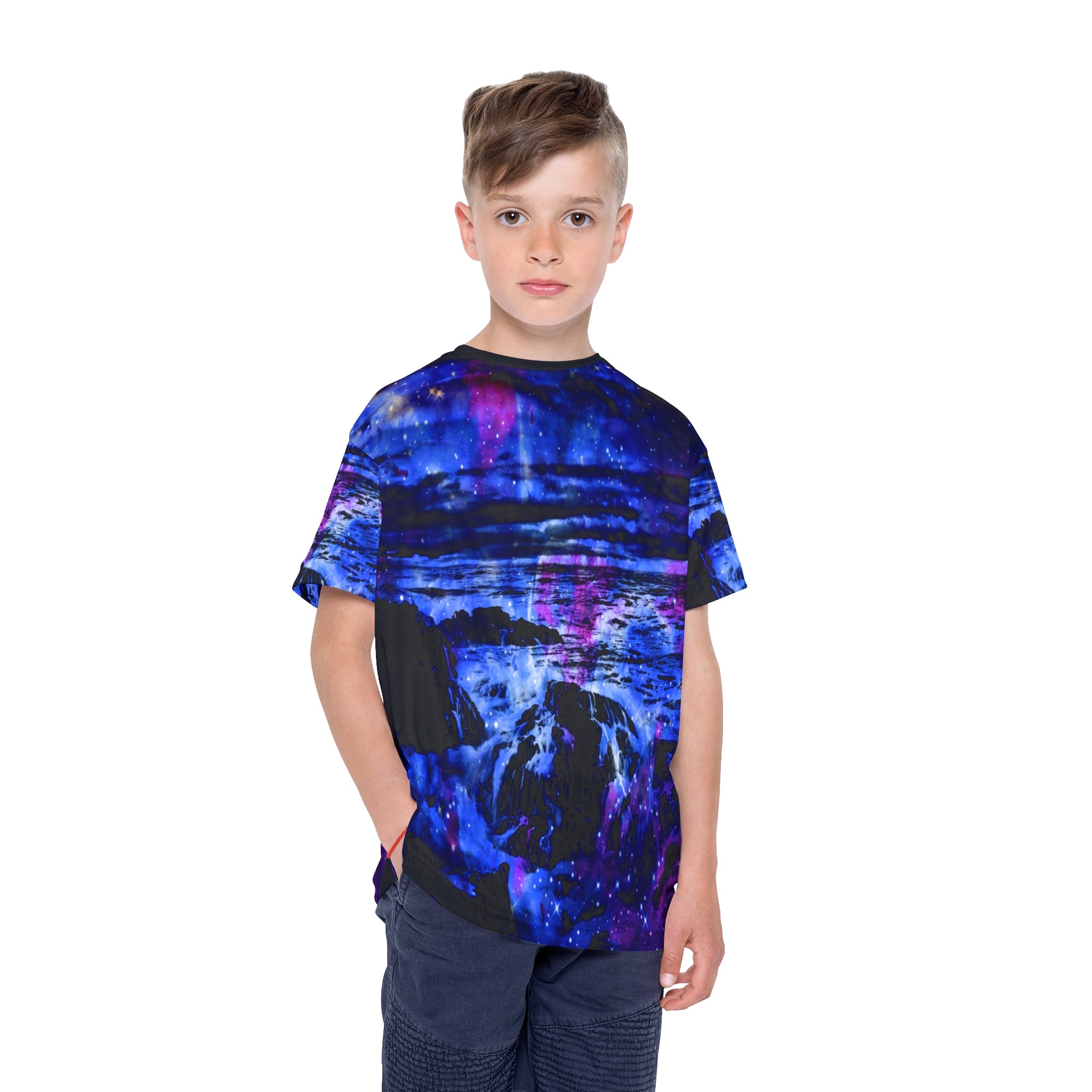 Lover's Creation's Heaven Cosmic Falls Dreams Kids Sports Jersey