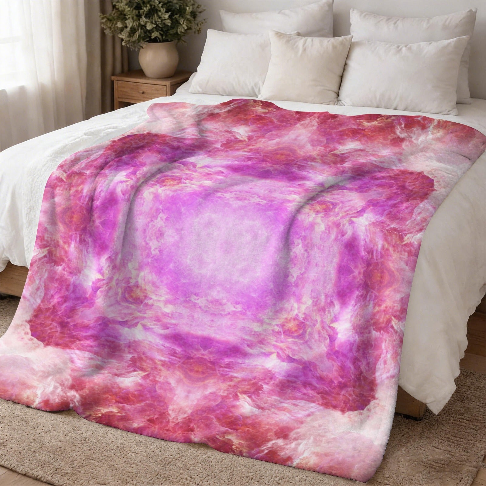 Katerina's Unconditional Desires Sherpa Fleece Blanket 60" x 80" | Ships from USA