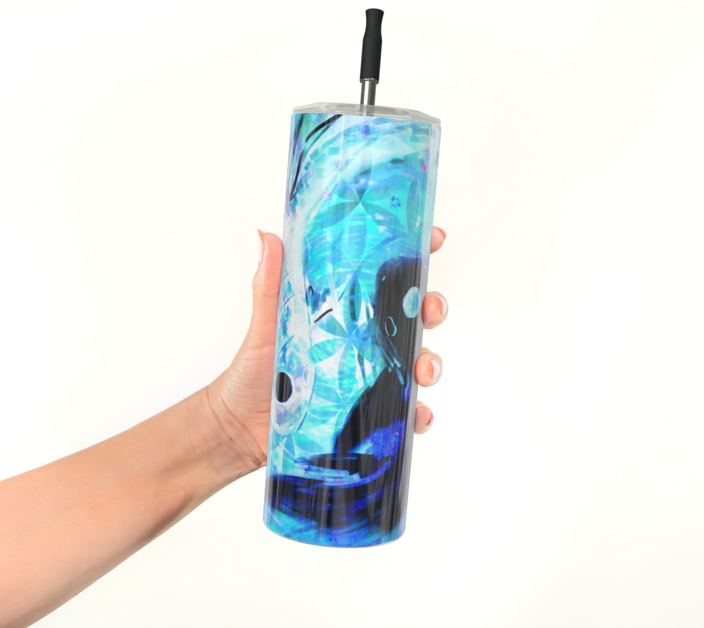 Amen Jin's Memories of Yesterday Koi Meditations Stainless Steel Tumbler