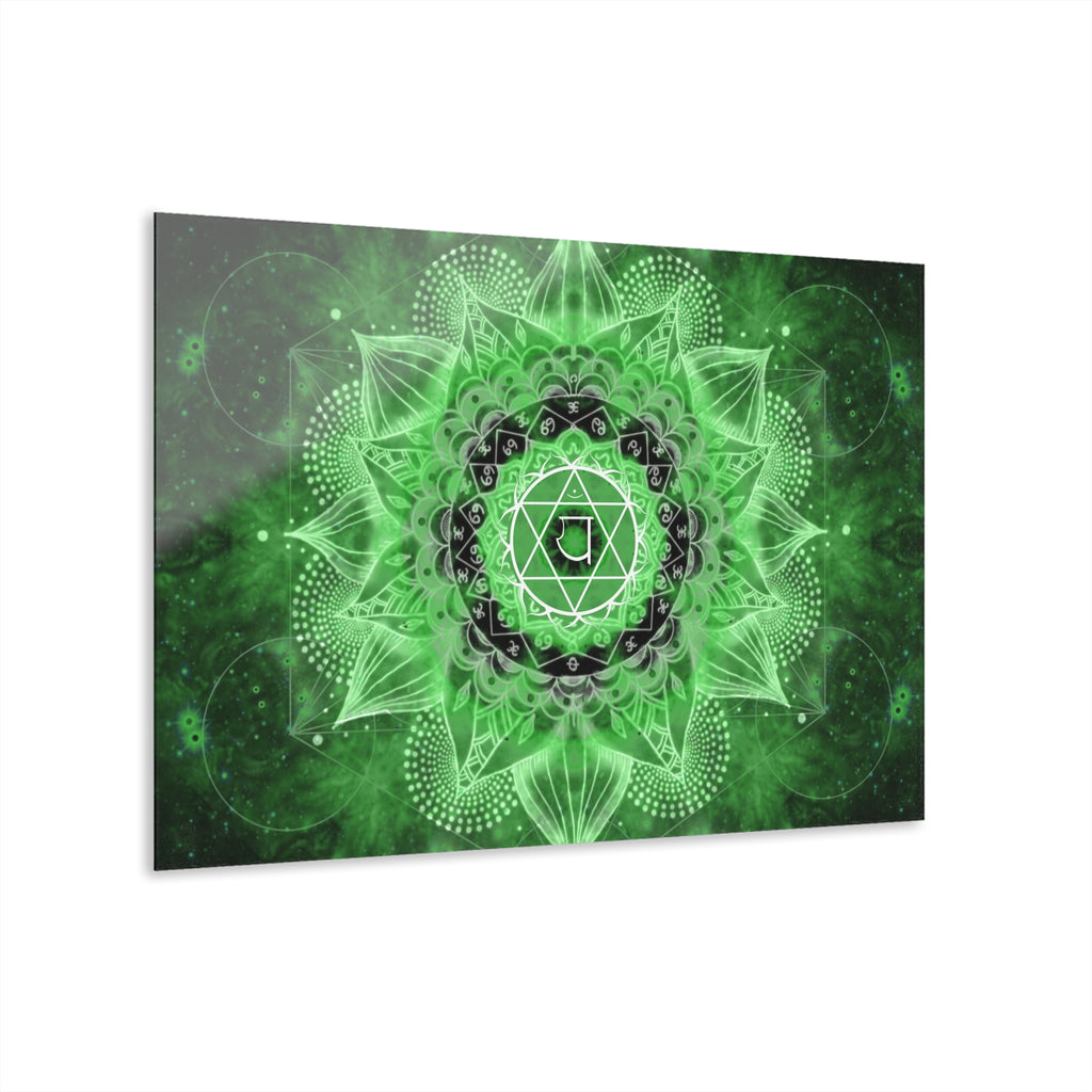 Anahata Meditations Acrylic Print (French Cleat Hanging)