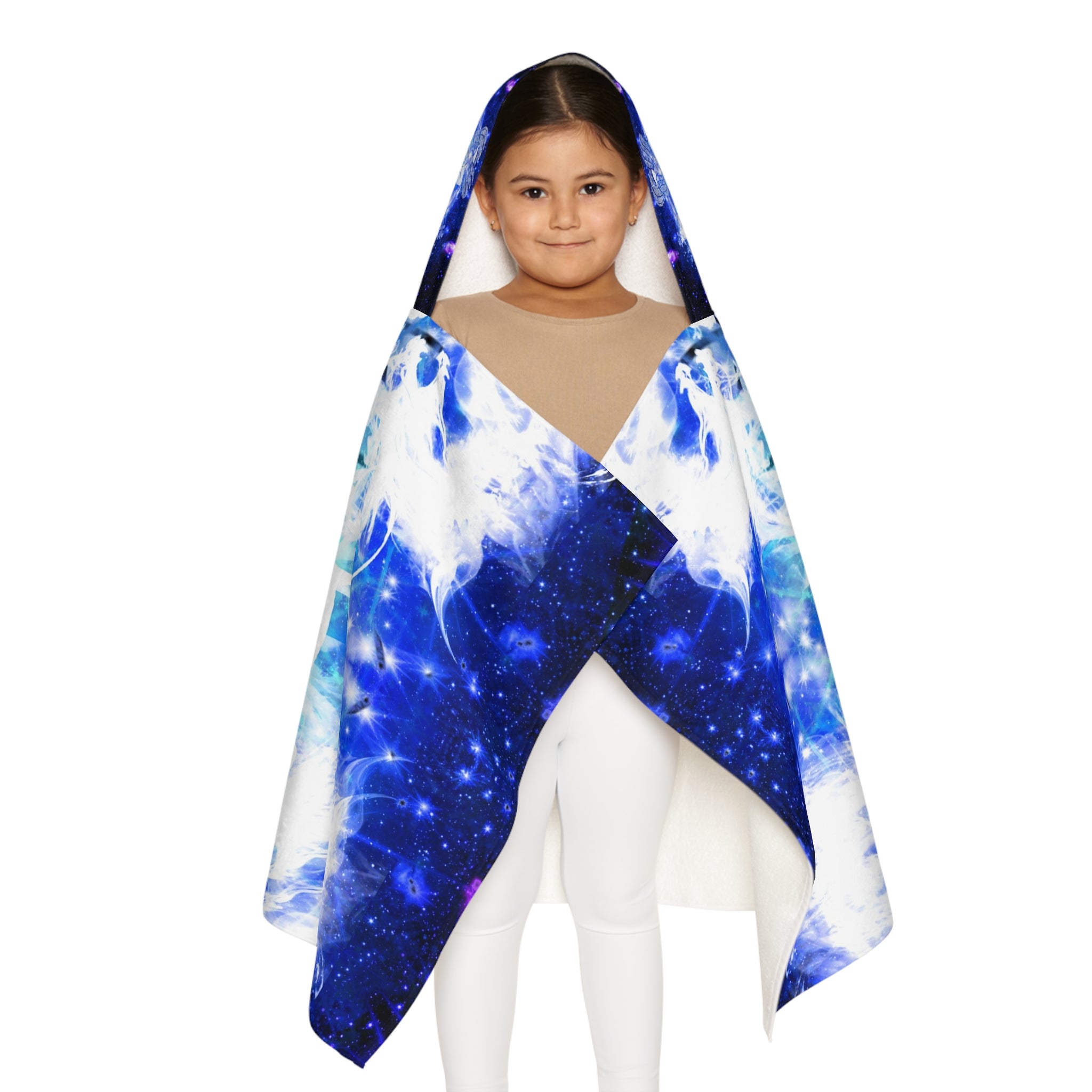 Amen Jin's Katerina's Eros and Psyche Desires Buddha Meditations Youth Hooded Towel