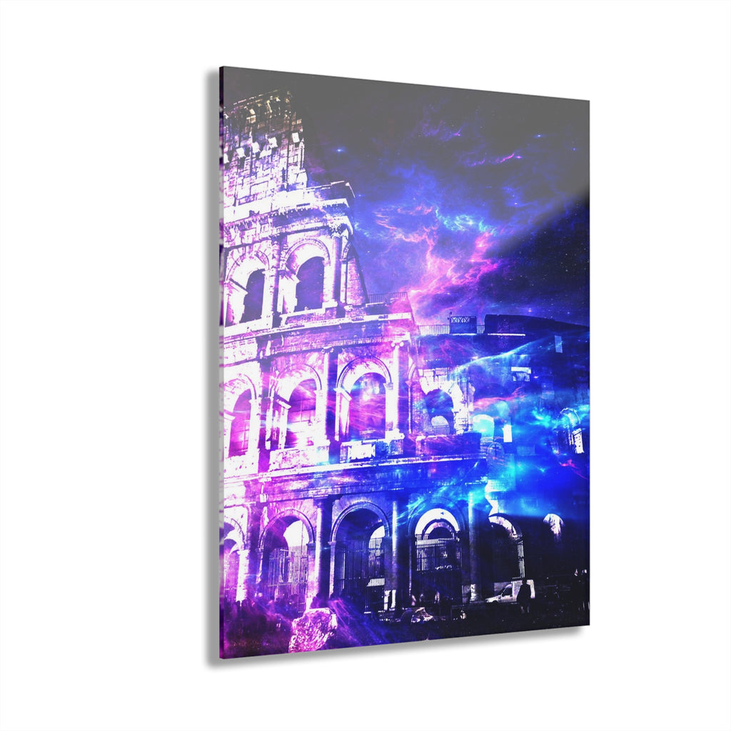 Amethyst Dreams of Roman Patterns Past Acrylic Prints (French Cleat Hanging)