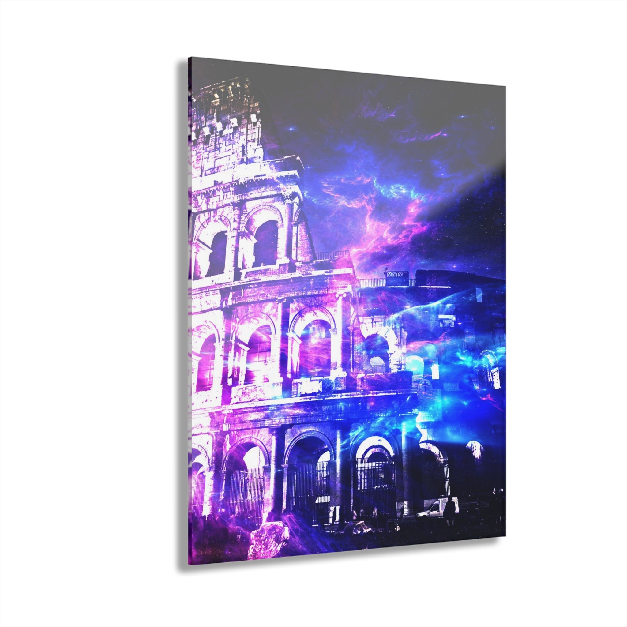 Amethyst Dreams of Roman Patterns Past Acrylic Prints (French Cleat Hanging)