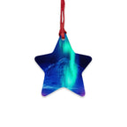 Lighted String Matanuska Dreams Wooden Ornaments