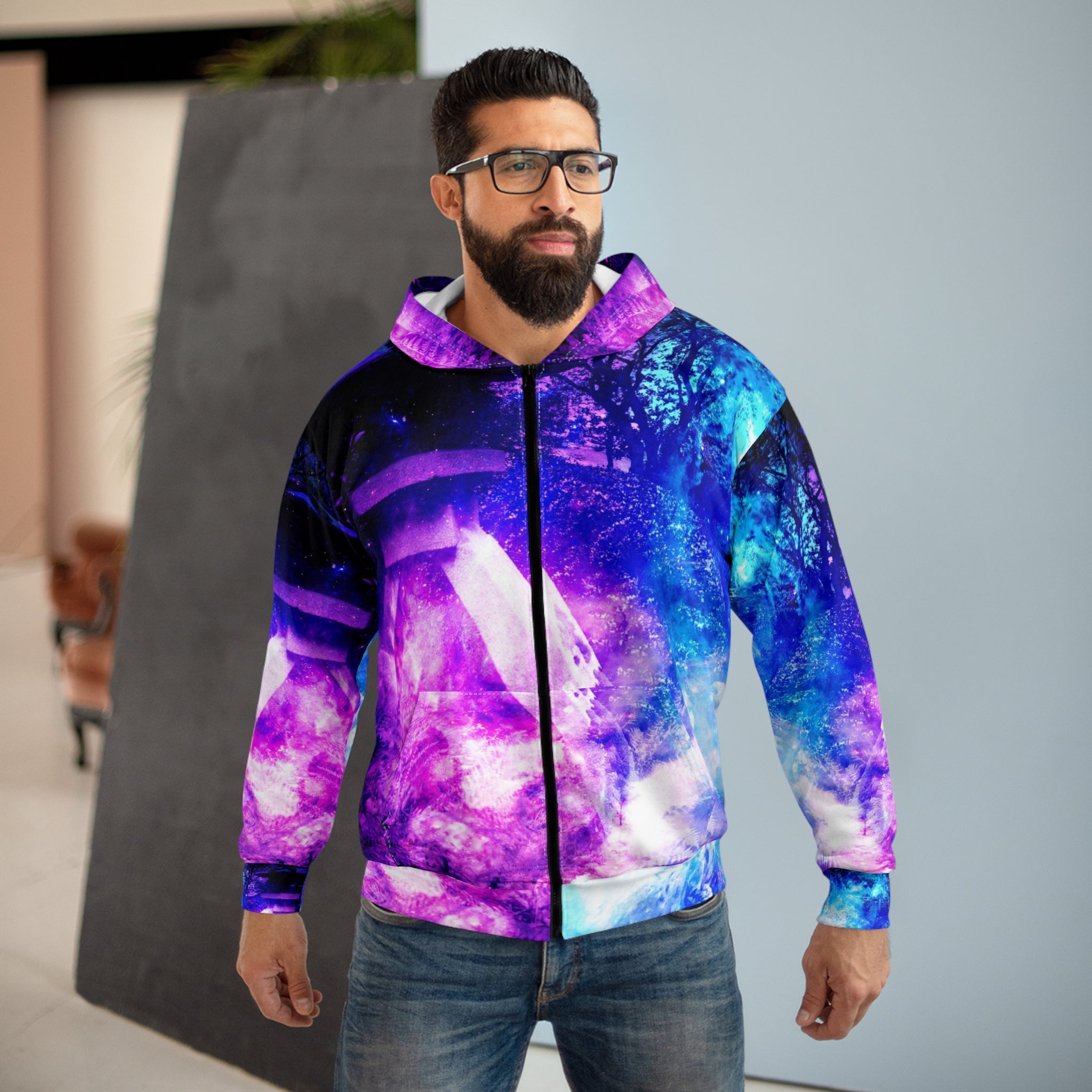 Creation's Heaven Transcendent Serenity Dreams Unisex Zip Hoodie