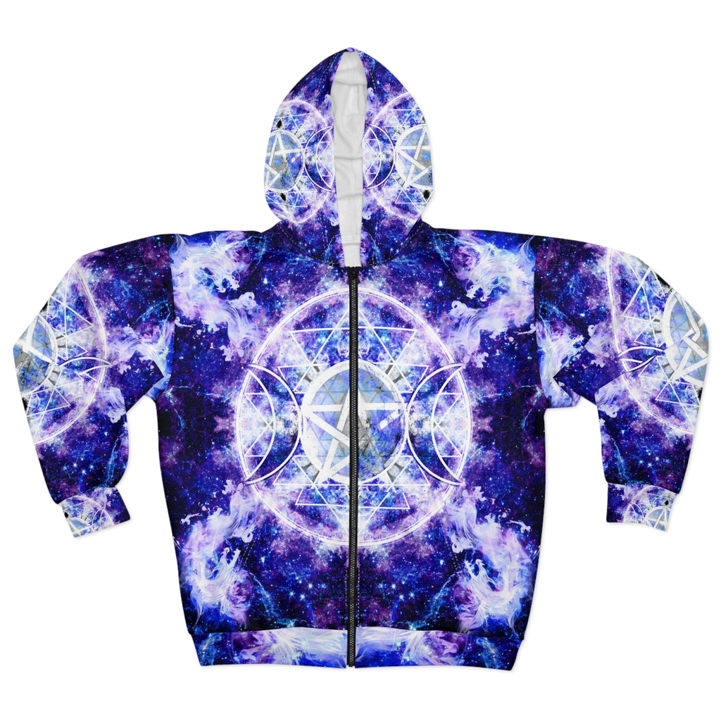 Amen Jin's Katerina's Dracularian Triple Goddess Unisex Zip Hoodie