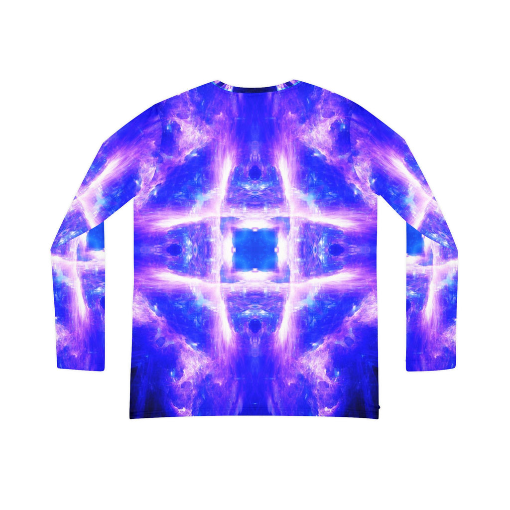 Katerina's Amethyst Sapphire Desires Long Sleeve V-neck Shirt