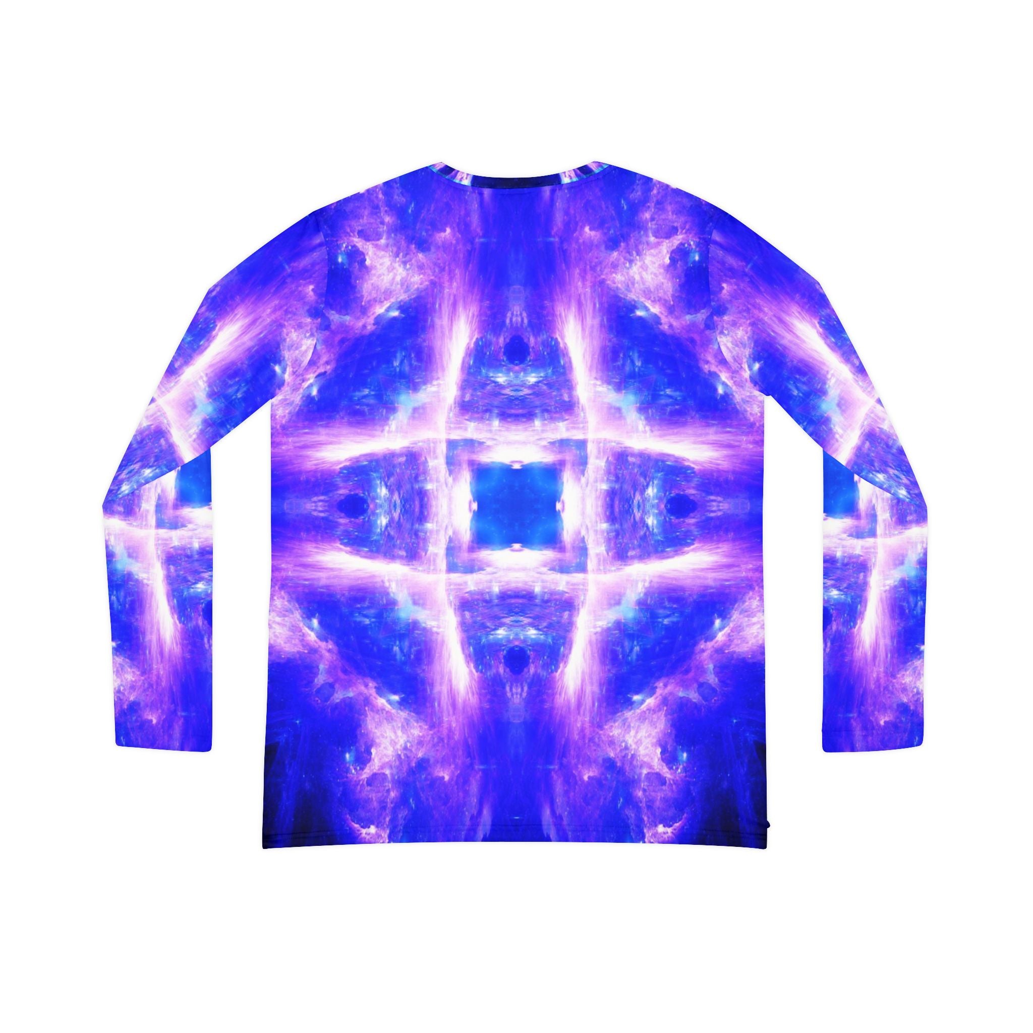 Katerina's Amethyst Sapphire Desires Long Sleeve V-neck Shirt