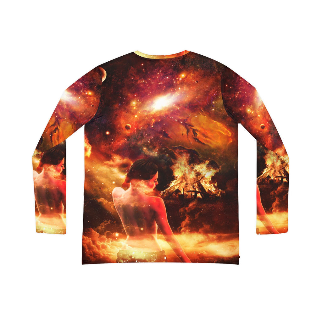 Samhain Magical Night Dreams Women's Long Sleeve V-neck Shirt