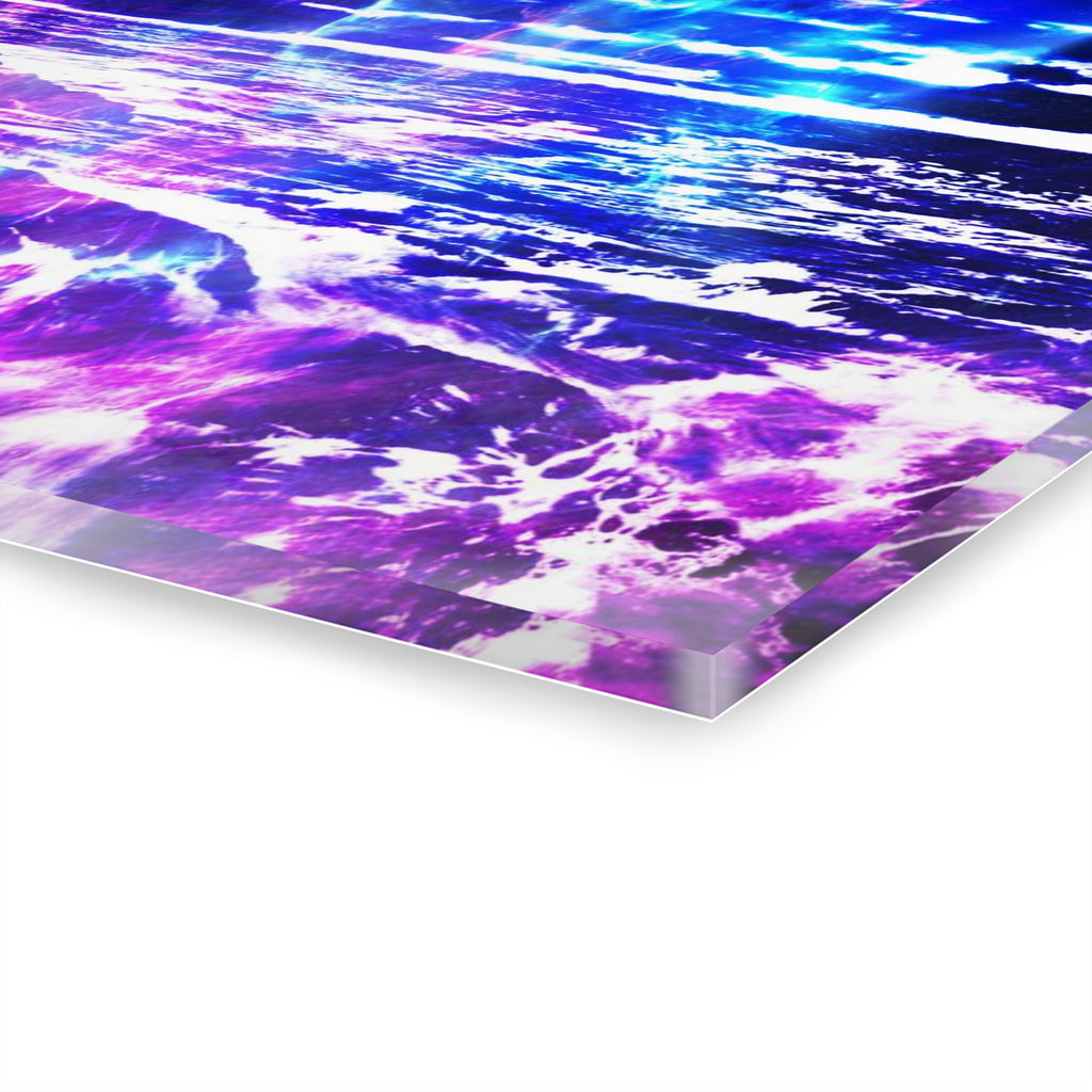 Amethyst Cosmic Falls Dreams Acrylic Prints (French Cleat Hanging)