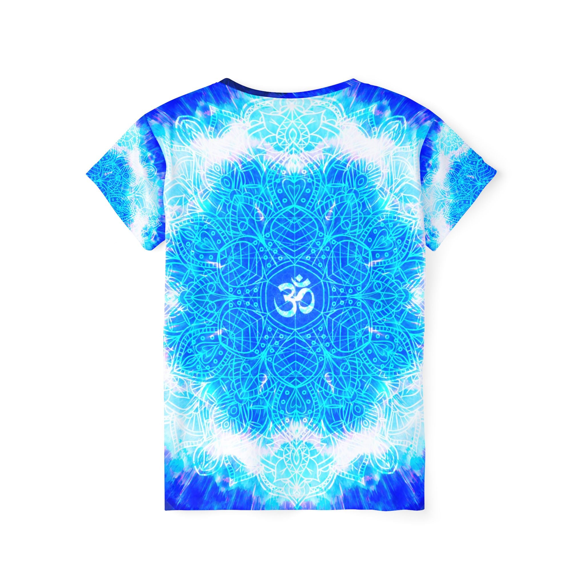 Amen Jin's Blue Sun Om Meditations Women's Sports Jersey